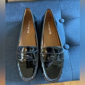 Like New Coach Patent Black Shoes